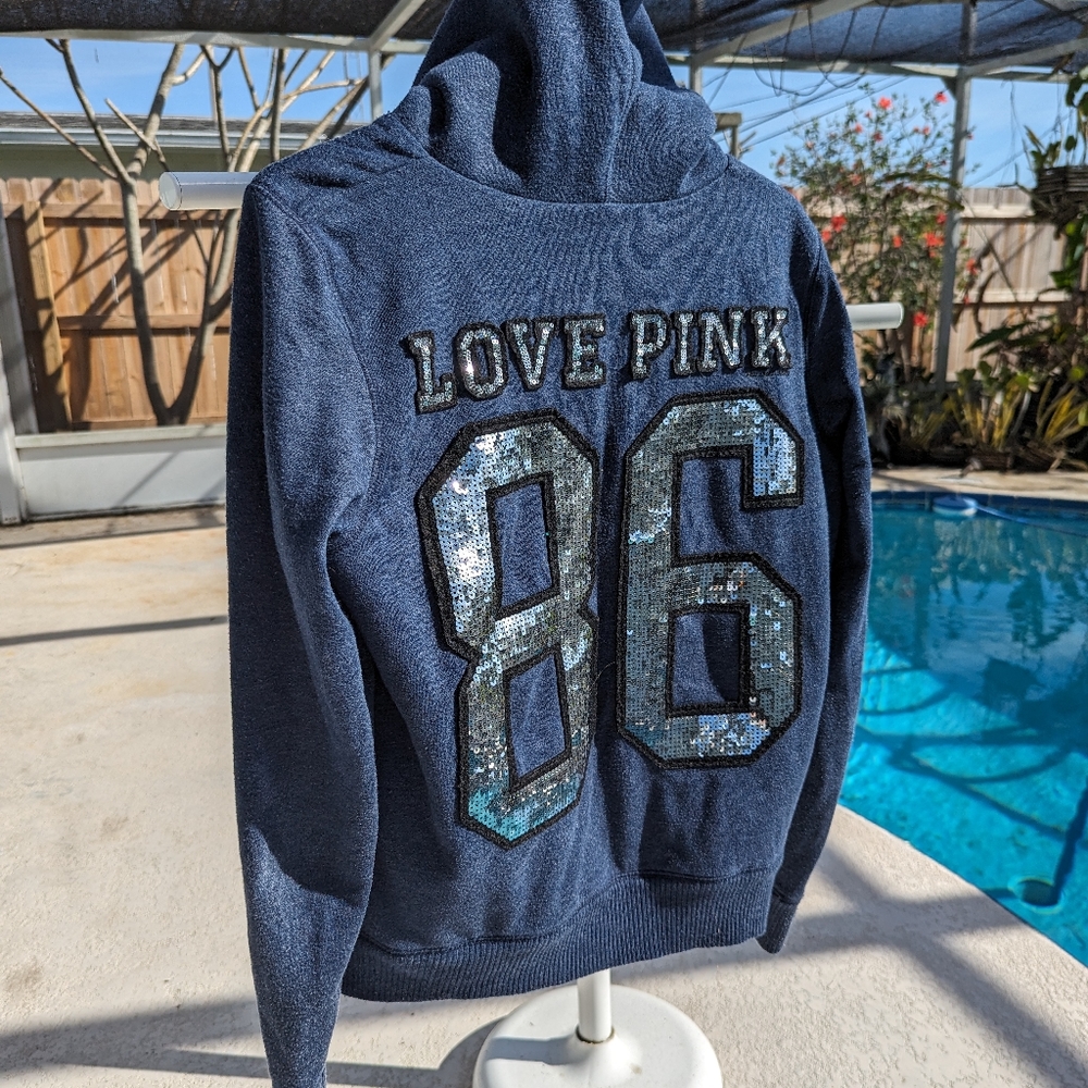 PINK Bling Hoodie✨